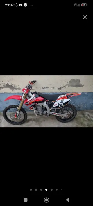 Honda CRF 450cc Motocross