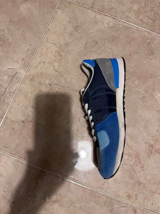 Zapatillas Silbon Azul y Gris
