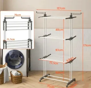 Tendedero Vertical Plegable