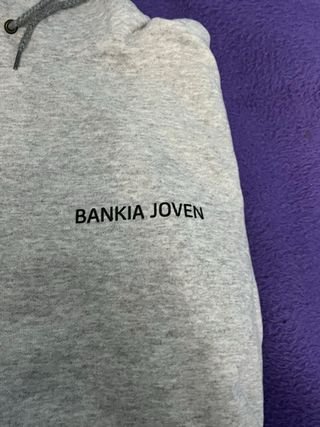 Sudadera Gris Bankia Joven
