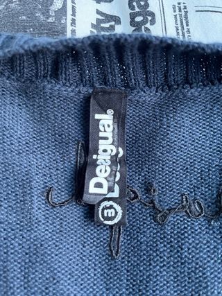 Chaqueta Desigual Azul y Turquesa