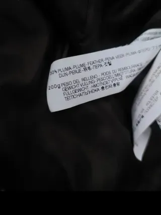 Zara plumífera S Marrón+REGALO 3 vestidos talla s