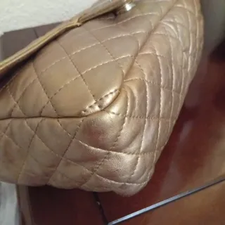 Bolso de piel de Purificación García Dorado