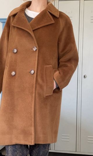 Abrigo Antonio Pernas de Cachemira Marrón