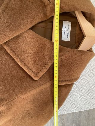 Abrigo Antonio Pernas de Cachemira Marrón