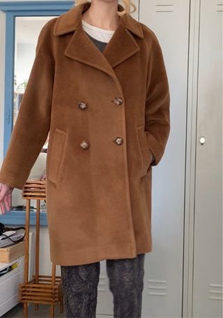 Abrigo Antonio Pernas de Cachemira Marrón