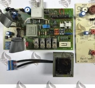 PLACA ELECTRÓNICA Y TRASFORMADOR CALDERA VAILLANT