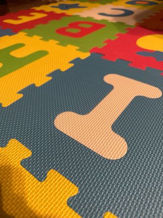 Alfombra Puzzle Infantil Letras y Dibujos