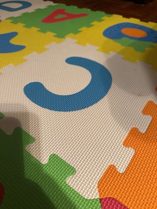 Alfombra Puzzle Infantil Letras y Dibujos
