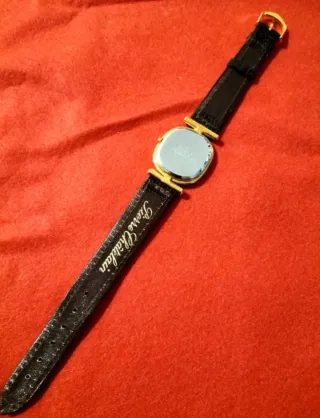 Orologio Bulova Vintage Rettangolare Oro Marrone