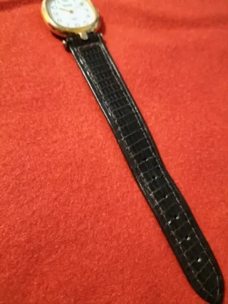 Orologio Bulova Vintage Rettangolare Oro Marrone