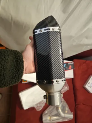 Tubo de escape para moto