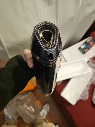 Tubo de escape para moto