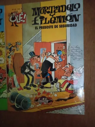 2x Tebeos Olé Mortadelo y Filemón (44 - 49)
