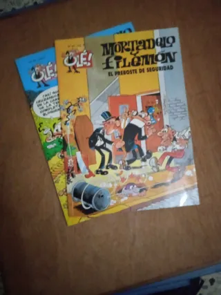 2x Tebeos Olé Mortadelo y Filemón (44 - 49)