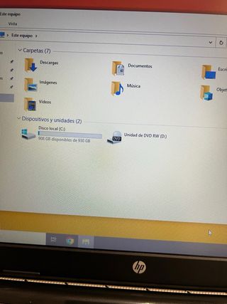 Portátil HP 1TB Disco Duro AMD