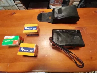 Cámara Hanmix 35es Negra + 3 Películas