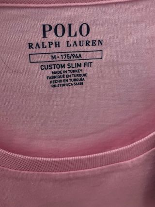 Camiseta Polo Ralph Lauren Rosa Talla M