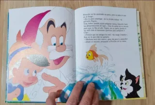Clásico cuento Disney. Pinocho. GAVIOTA.