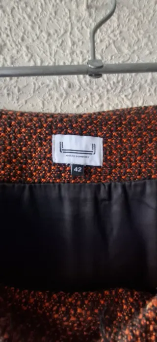 Falda Adolfo Dominguez Marrón Naranja