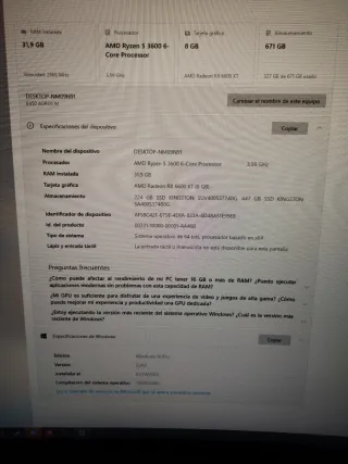 PC Gaming + Monitor + Cuenta Steam