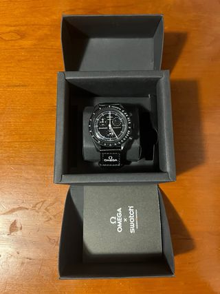 Omega x Swatch Mission to the Moonphase Nero