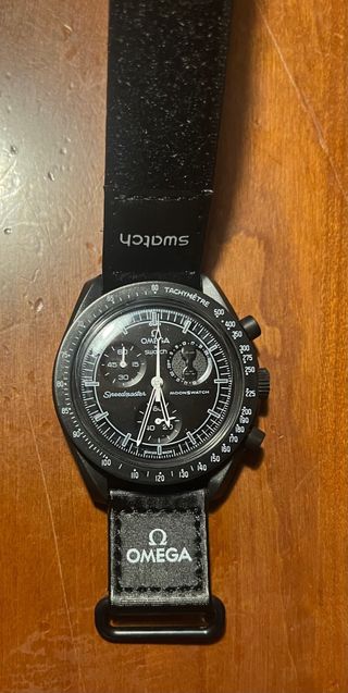 Omega x Swatch Mission to the Moonphase Nero