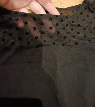 Camiseta premamá elegante negra