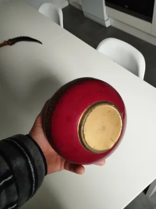 Caja de Estaño Tchibo Rojo y Dorado