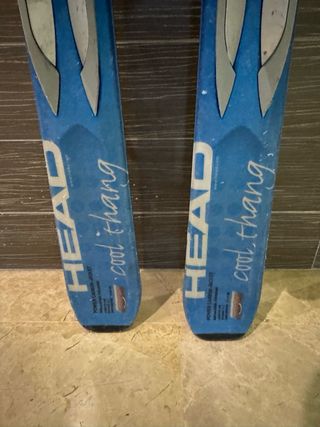 Esquís Head *recién encerados*