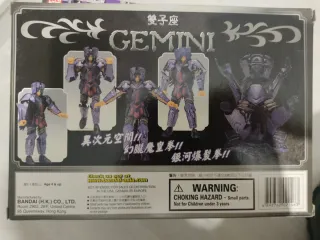 Saint Seiya Gemini Saga Sapuris Figura Bandai