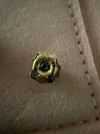 Pendientes Tous Oso Negro Baño Oro 18kt