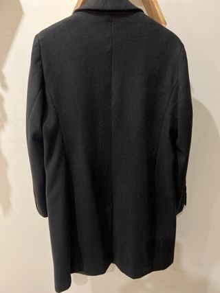 Abrigo Negro Paño Primark NUEVO