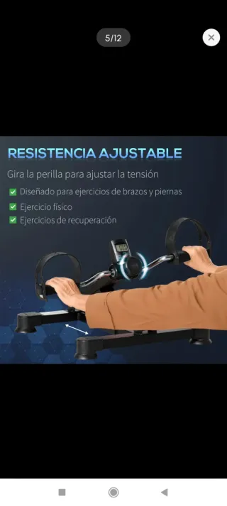 Mini Bicicleta Estática Pedales