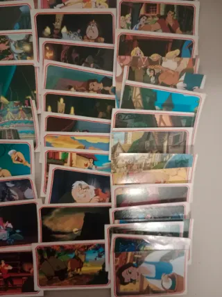 Cromos La Bella y La Bestia