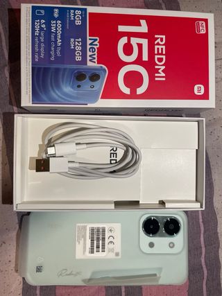 Xiaomi Redmi 15C 128GB color Mint Green nuevo