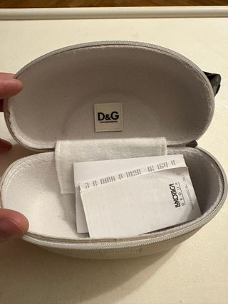 Gafas de sol D&G Dolce & Gabbana negras.