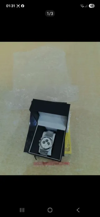 Orologio Tissot Cronografo Argento Bianco