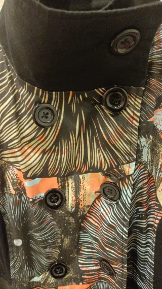 Gabardina Smash T.M Entallada Estampada