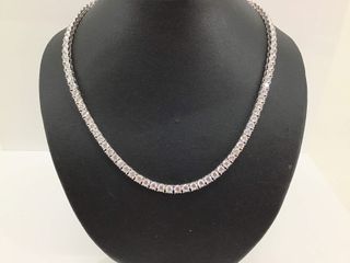 gargantilla plata 925mm con piedra con circonita 20cm