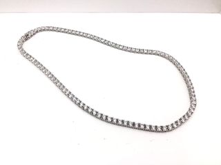 gargantilla plata 925mm con piedra con circonita 20cm