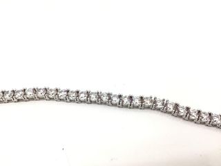 gargantilla plata 925mm con piedra con circonita 20cm