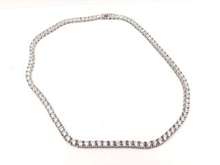 gargantilla plata 925mm con piedra con circonita 20cm