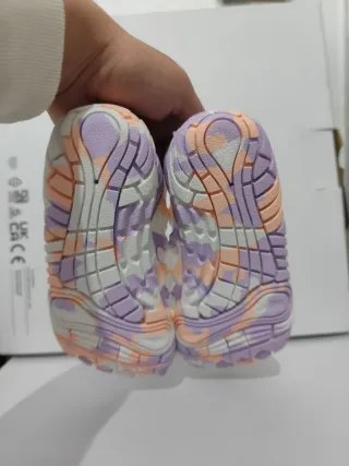 Scarpe estive donna viola e bianche