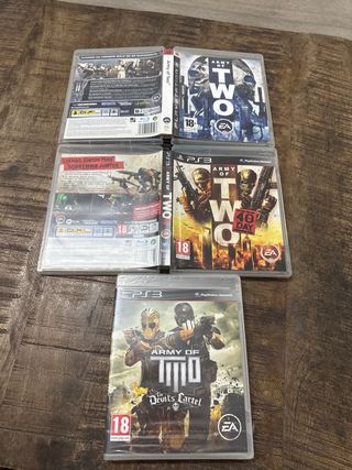 3 Juegos Army of Two PS3 (1 precintado)