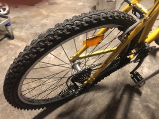 Bicicleta shimano  amarilla perlada