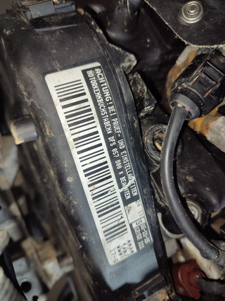 MOTOR COMPLETO VOLKSWAGEN CADDY FURGÓN/KOMBI