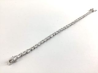 pulsera plata 925mm con piedra con circonita