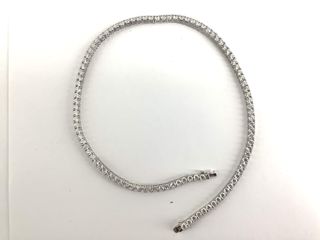 gargantilla plata 925mm con piedra con circonita 20cm