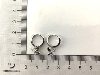 argollas plata 925mm con piedra con circonita